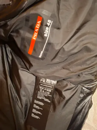 Giubbotto Prada Nero Lucido