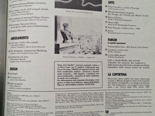 Revista “Domus” No 666 noviembre 1985.