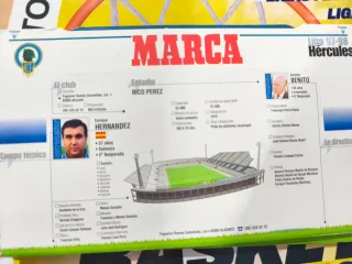 Hércules Liga 97-98 MARCA