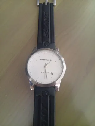 Reloj Montblanc Automático Negro/Plata