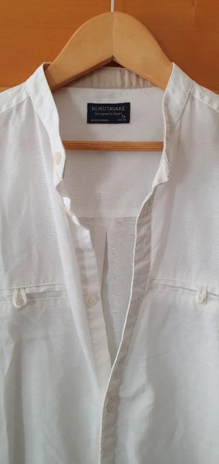 Camisa Lino Blanca Talla 14 Años.