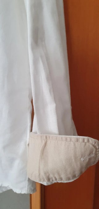 Camisa Lino Blanca Talla 14 Años.