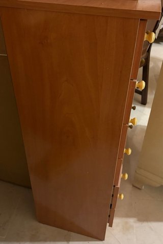 Cómoda de madera 6 cajones