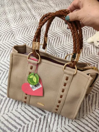 Bolso Noco Mujer Beige y Marrón