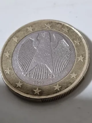 Moneda 1 Euro Alemania 2002