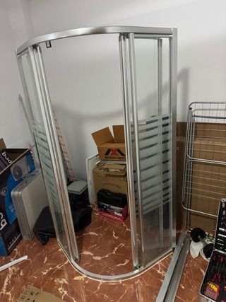 Mampara Ducha Semicircular 90x90