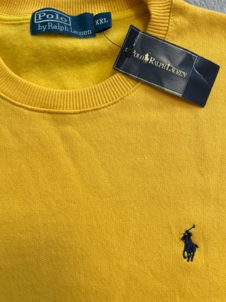 Polo Ralph Lauren Felpa Gialla XXL