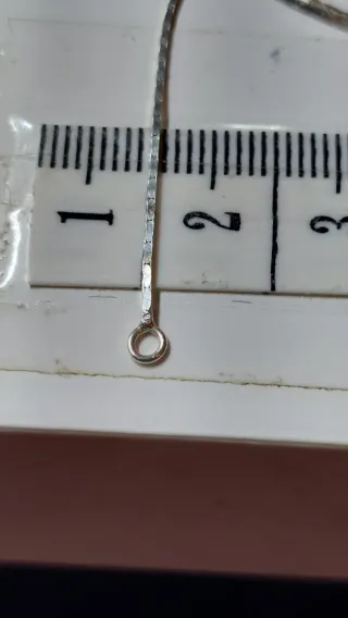 Cadena de 40cm de Plata de Ley