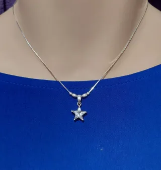 Cadena de 40cm de Plata de Ley