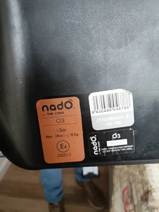 Silla de coche giratoria O3 Nado Bé cool