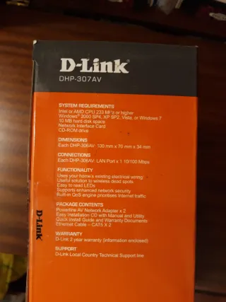 D-Link Transmisor internet por red eléctrica