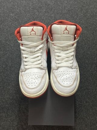 Nike Jordan 1 Mid 41 rosso bianco