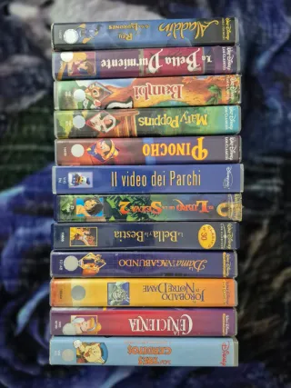 Películas VHS Disney Clásicos (Español)