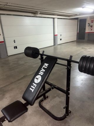Banco de pesas Klar Fit Nuevo
