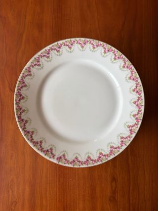 PLATOS ANTIGUOS PORCELANA FRANCESA