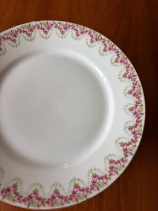 PLATOS ANTIGUOS PORCELANA FRANCESA