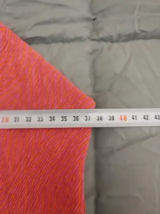 Mono corto Mango naranja y fucsia T.38