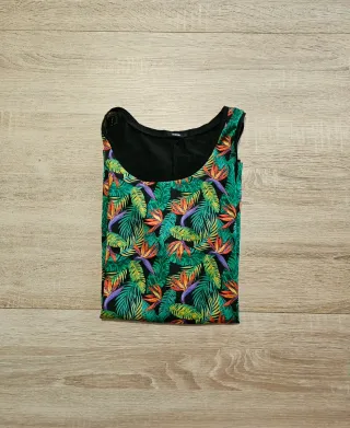 Canotta donna fantasia floreale