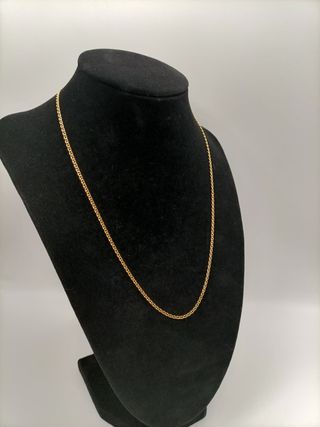 Cadena Oro 18k - Bilbao con barra- 4,50gr - 45cm
