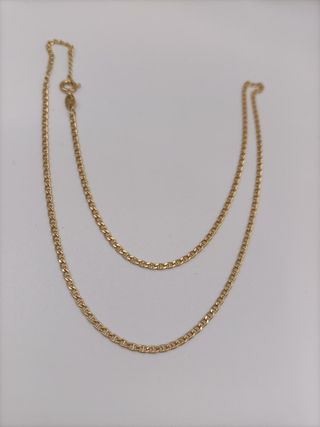 Cadena Oro 18k - Bilbao con barra- 4,50gr - 45cm