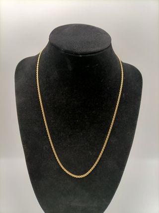 Cadena Oro 18k - Bilbao con barra- 4,50gr - 45cm