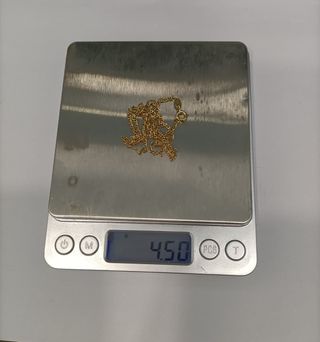 Cadena Oro 18k - Bilbao con barra- 4,50gr - 45cm