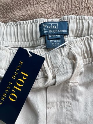 Pantalón Corto Polo Ralph Lauren Beige Nuevo
