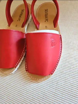 Menorquinas Sevilla FC Talla 40 Rojas