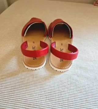 Menorquinas Sevilla FC Talla 40 Rojas