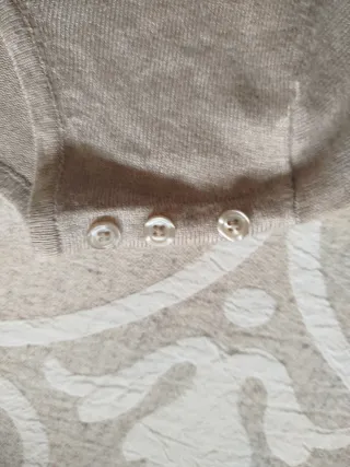 Jersey punto fino de Mango en beige