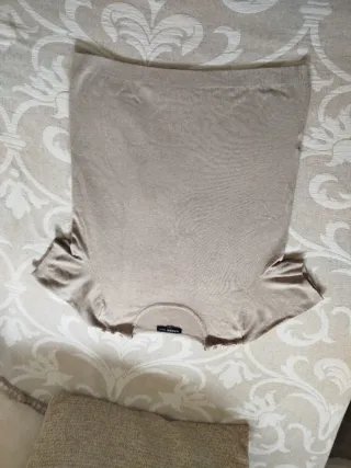 Jersey punto fino de Mango en beige