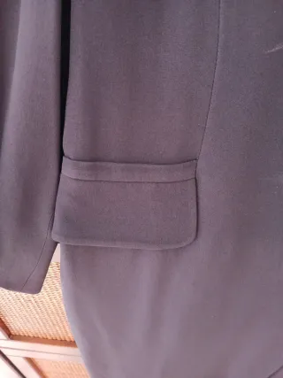 Vestido cruzado negro entallado de Annalisa ferro