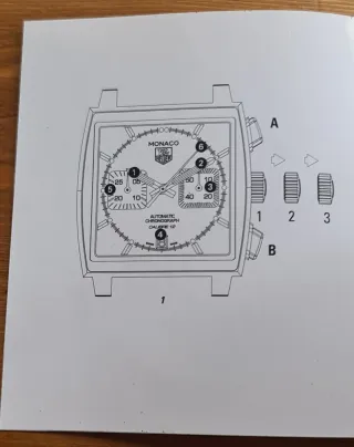 Instrucciones TAG Heuer Calibre 12