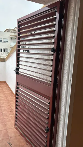 Ventanal aluminio blanco 2 m (mallorquina opcional