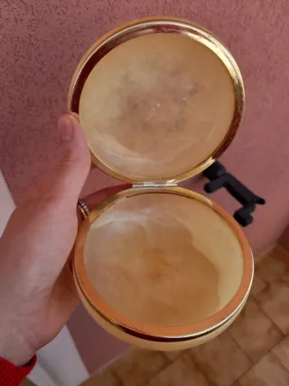 Portagioie vintage pietra dura dipinto a mano