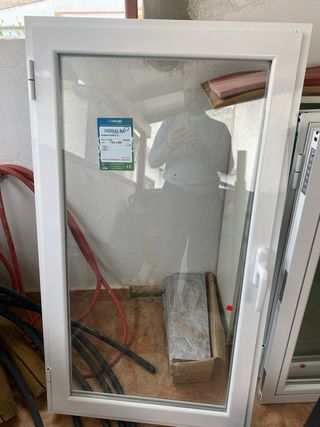 Ventanas aluminio Climalit abatibles nuevas