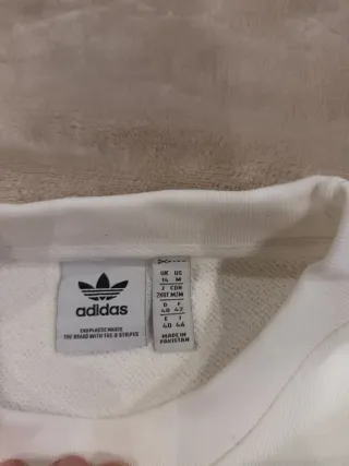 Sudadera Adidas Originals Blanca Talla M