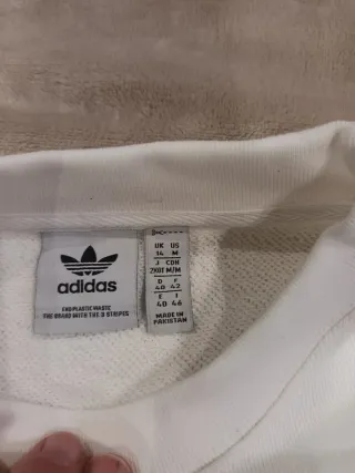 Sudadera Adidas Originals Blanca Talla M