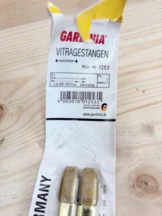 Barra per tende GARDINIA in alluminio bronzo 60-100 cm