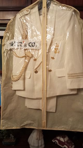 Traje Almirante Niño Comunión Blanco Talla 9