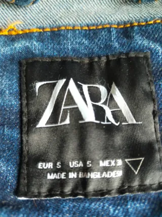 Cazadora vaquera Zara azul