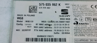 SISTEMA NAVEGACION GPS SEAT IBIZA (KJ1) STYLE 575