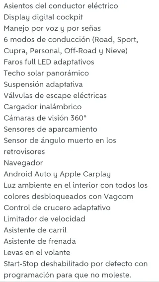 CUPRA ATECA  LIMITED EDITION 2020