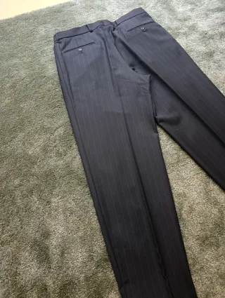 Traje completo Vintage Hugo Boss raya diplomática