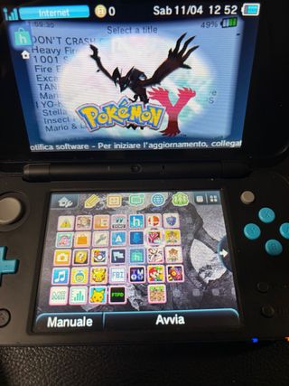 New Nintendo 2DS XL Console Nera