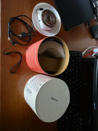 Sony DSC-QX10 Cyber-shot Fotocamera Bianca