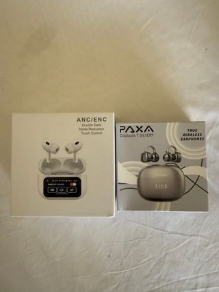 Pack 2 Auriculares PAXA Clipbuds 7 Silvery