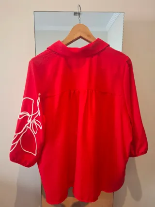 Conjunto ADET Blusa y Pantalón Rojo XL