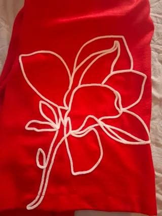 Conjunto ADET Blusa y Pantalón Rojo XL