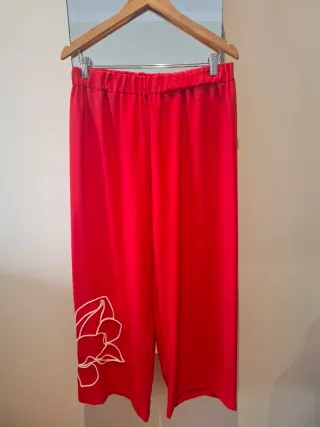 Conjunto ADET Blusa y Pantalón Rojo XL